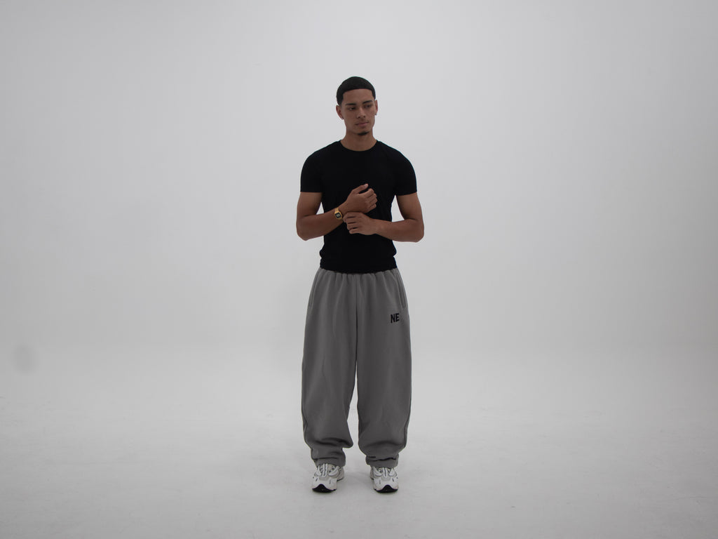 NAKEDELEMENT Heavyweight Sweatpants — Grey (410 GSM)