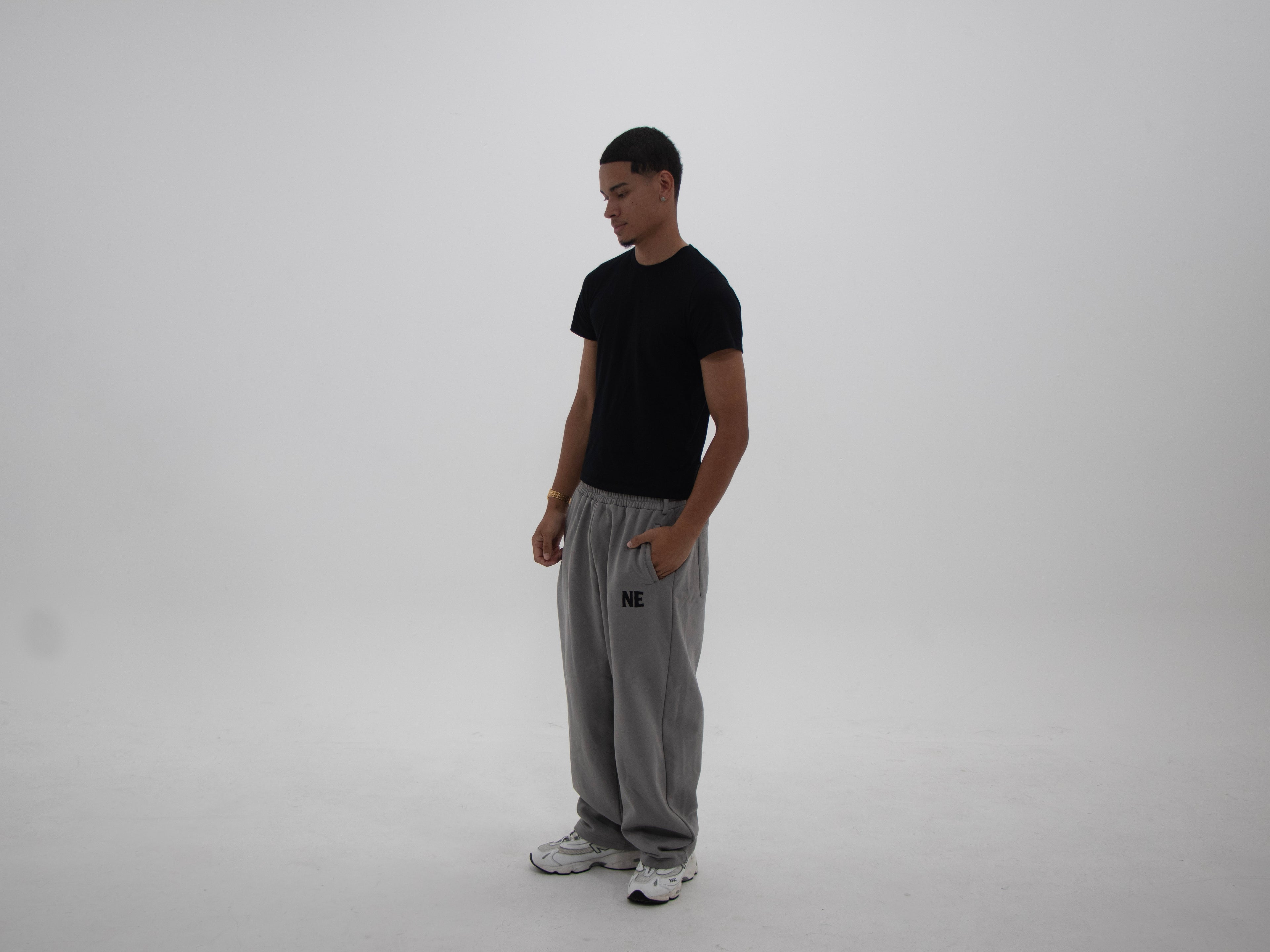 NAKEDELEMENT Heavyweight Sweatpants — Grey (410 GSM)
