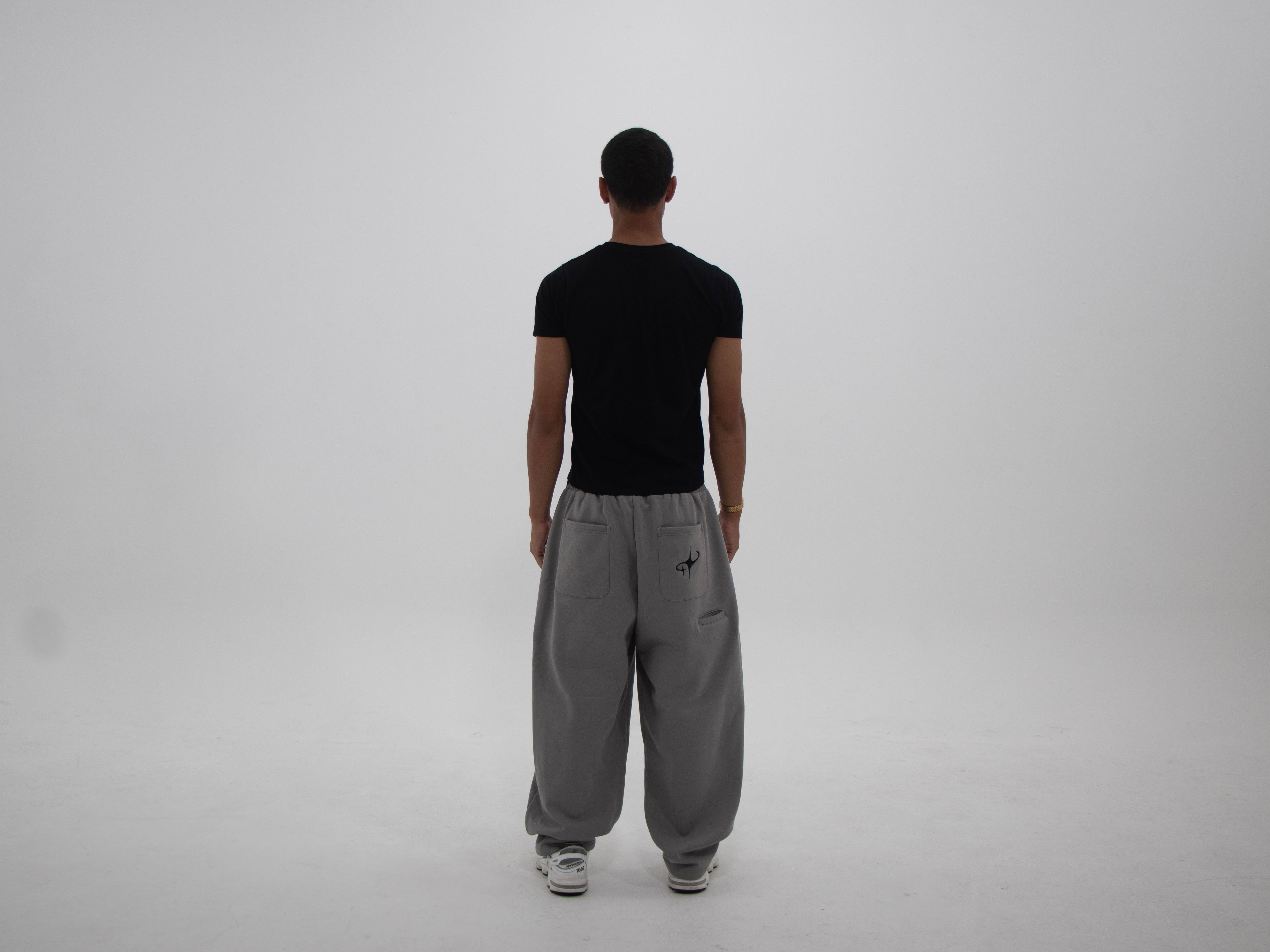 NAKEDELEMENT Heavyweight Sweatpants — Grey (410 GSM)