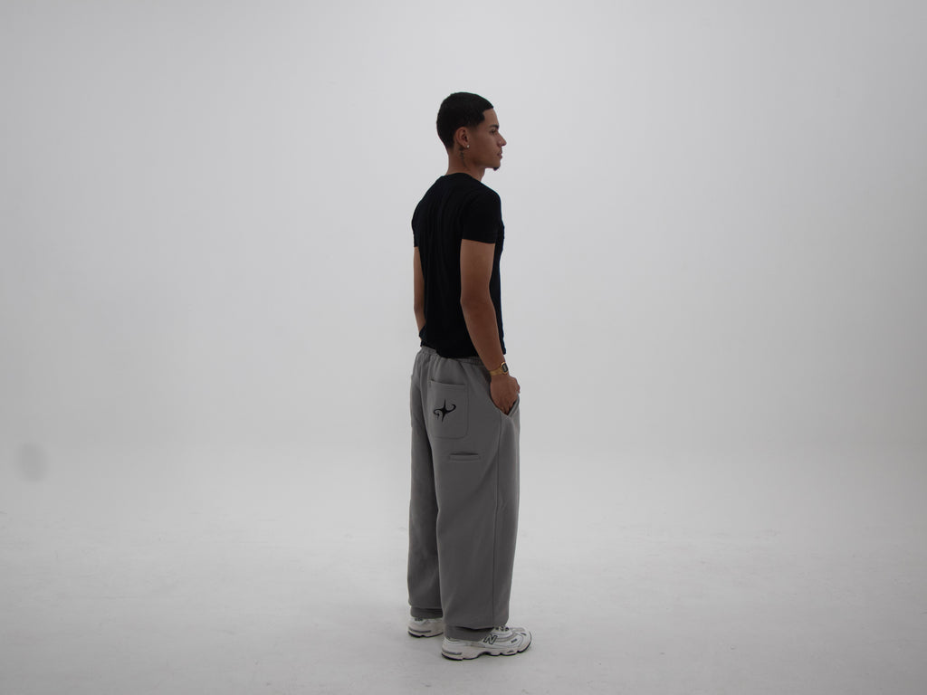 NAKEDELEMENT Heavyweight Sweatpants — Grey (410 GSM)